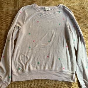 Wildfox Lightweight Sweatshirt with stars!!!